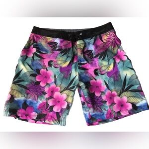 HURLEY Mens size 30 PHANTOM TROPICAL SWIM SHORTS